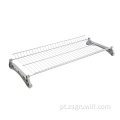 Rack de secagem ajustável em metal de aço inoxidável de aço inoxidável